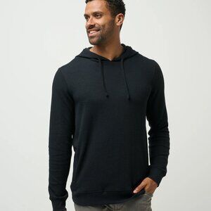 NWT Travis Mathew CLOUD WAFFLE HOODIE black large travismathew BRAND NEW